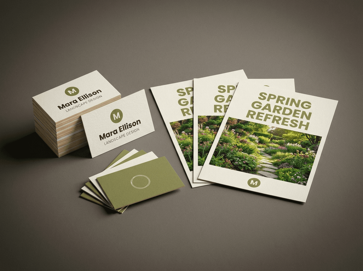 Business cards — printed by Goldman Printing